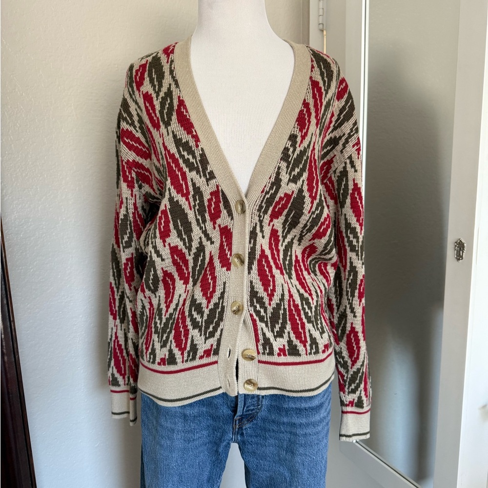 Vintage Y2K Women's Cardigan Sweater